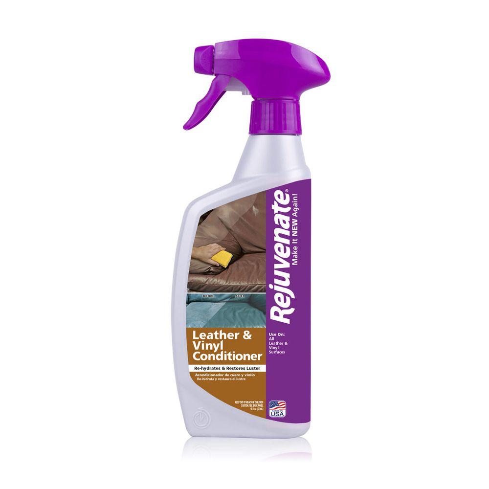 Rejuvenate 24 oz. Leather and Vinyl CleanerRJ24CL The Home Depot