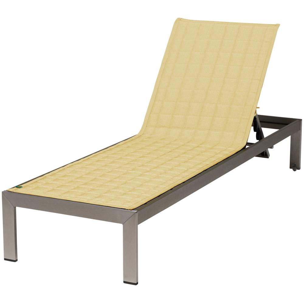 Duck Covers Weekend 80 In Straw Patio Chaise Slipcover Wsswce8026 The Home Depot