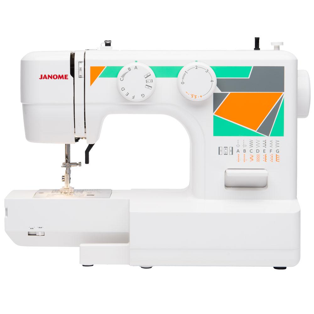 Janome Mod 15 Easy To Use Sewing Machine With Top Drop In - 