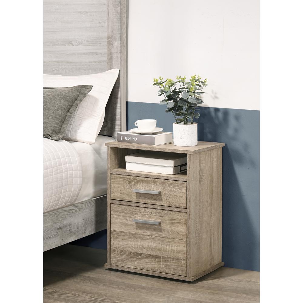 Progressive Furniture Cessna 24 H X 18 W X 12 D Taupe Nightstand I200 44 The Home Depot