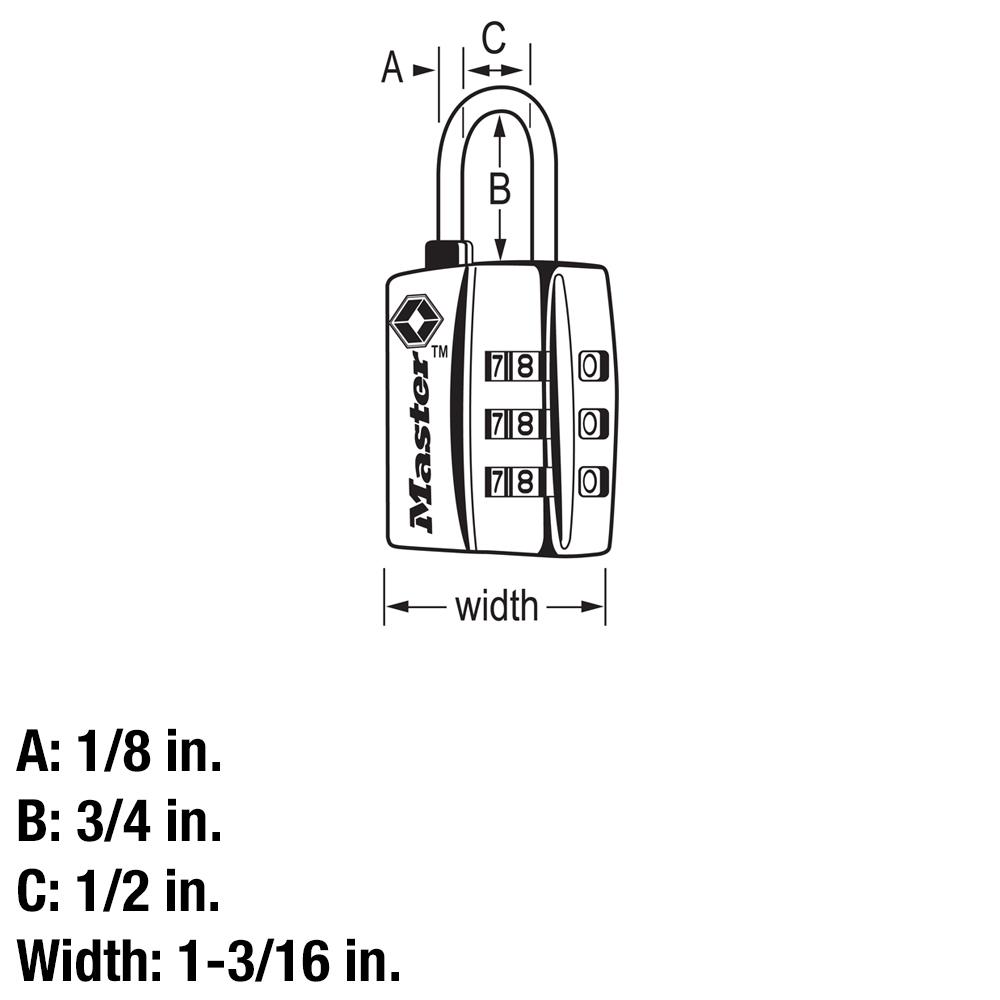 luggage locks home depot