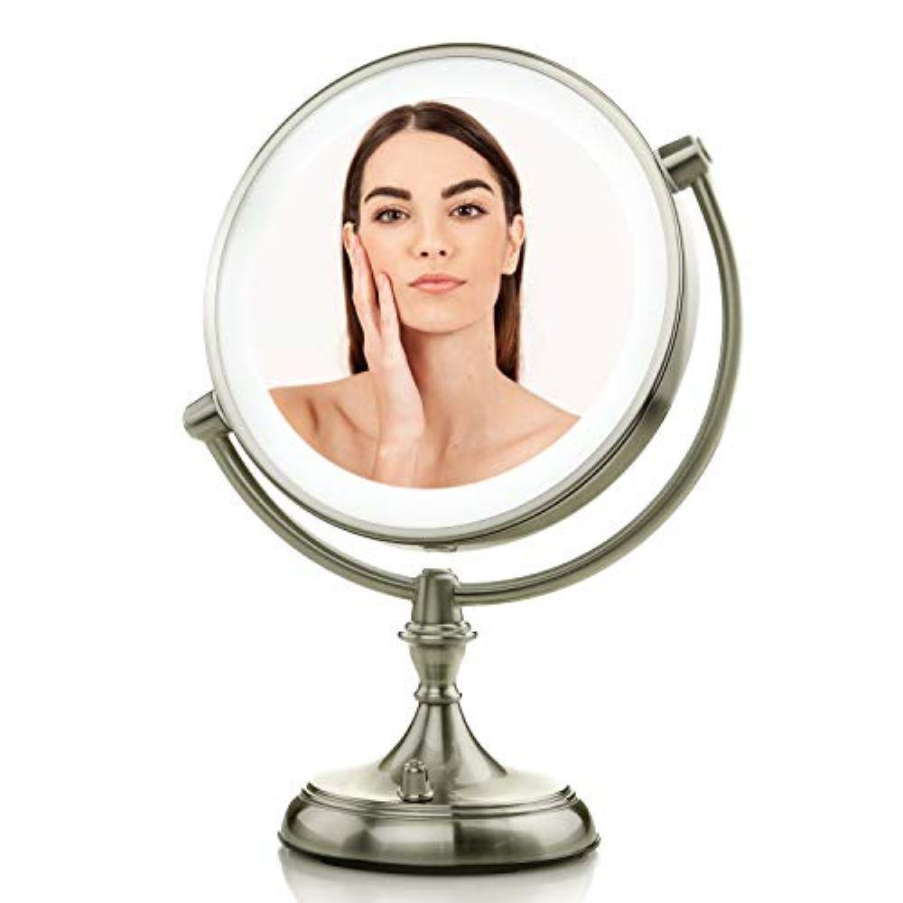 lighted makeup mirror 5x magnification