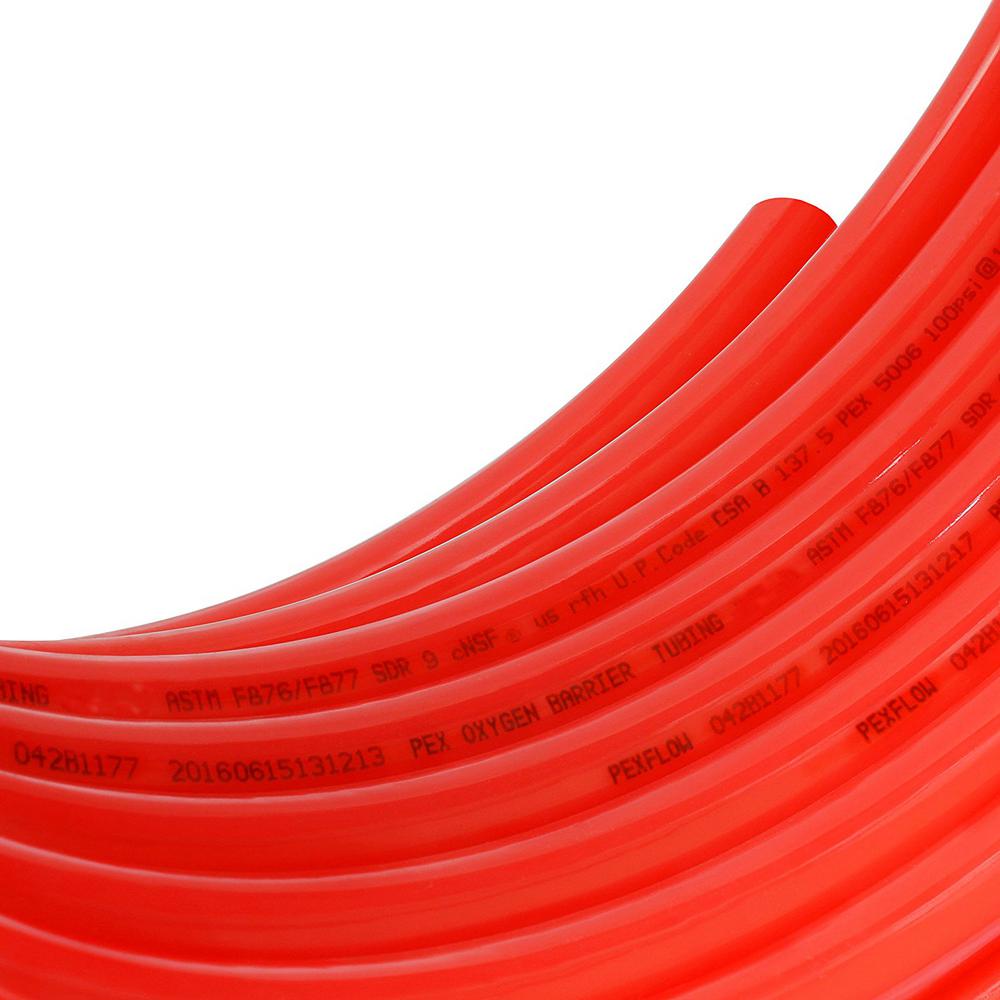 3//4/" x 300ft PEX Tubing Non Barrier For Htg//Plbg//Potable Water Red Certified