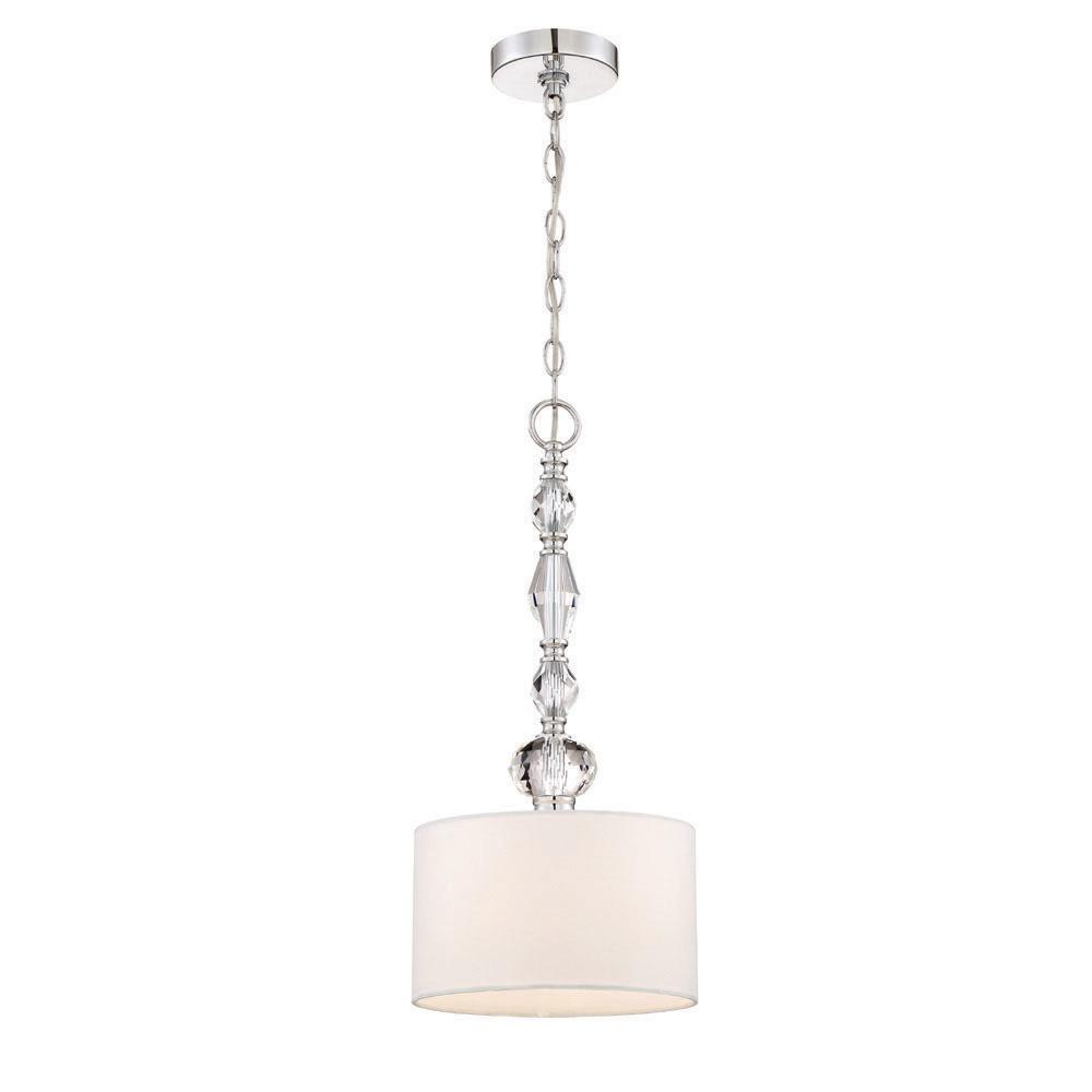 Designers Fountain Evi 1 Light Chrome Mini Pendant Designers Fountain Evi 1 Light Chrome Mini Pendant