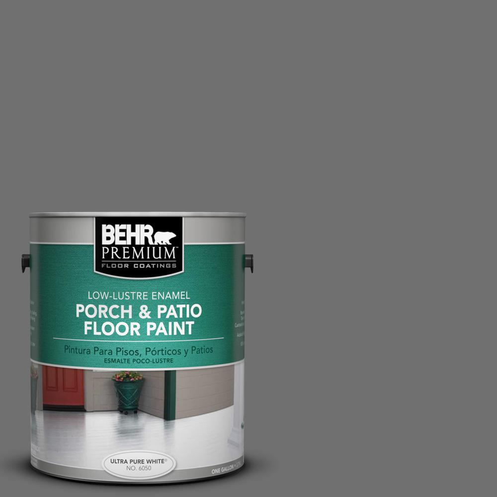 Behr Premium 1 Gal Ae 48 Machine Gray Low Re Interior Exterior Behr Premium 1 Gal Ae 48 Machine Gray Low Re Interior Exterior Porch And Patio Floor Paint 630001 The Home Depot
