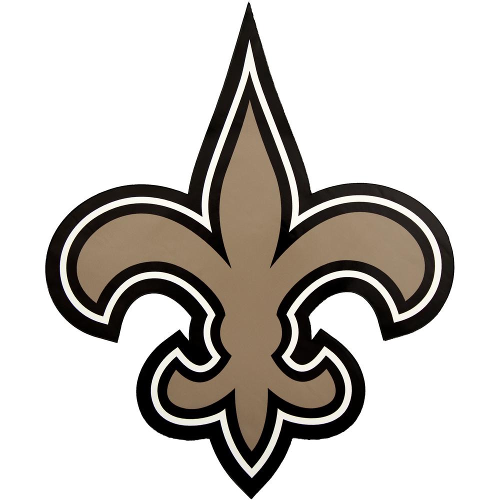 Applied Icon NFL New Orleans Saints Outdoor Logo Graphic- Large-NFOP2103 -  The Home Depot