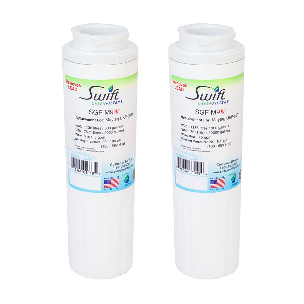 Swift Green Filters Ltd Replacement Maytag UKF8001 4396395 EDR4RXD1 Refrigerator Water Filter SGF-M9 RX