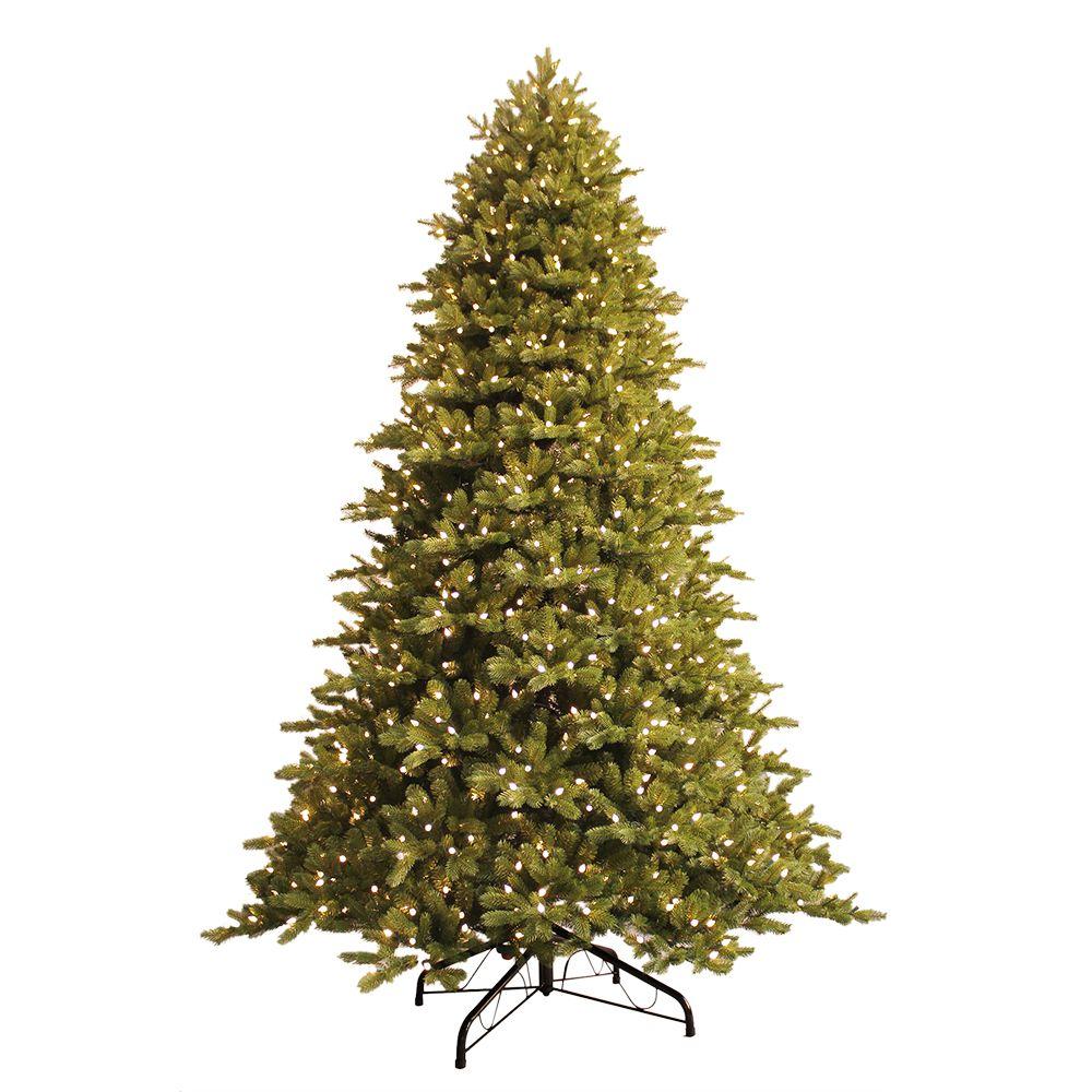 9 Ft Artificial Christmas Trees The Home Depot 9 Ft Just Cut Norway Spruce Ez Light Artificial Christmas Tree