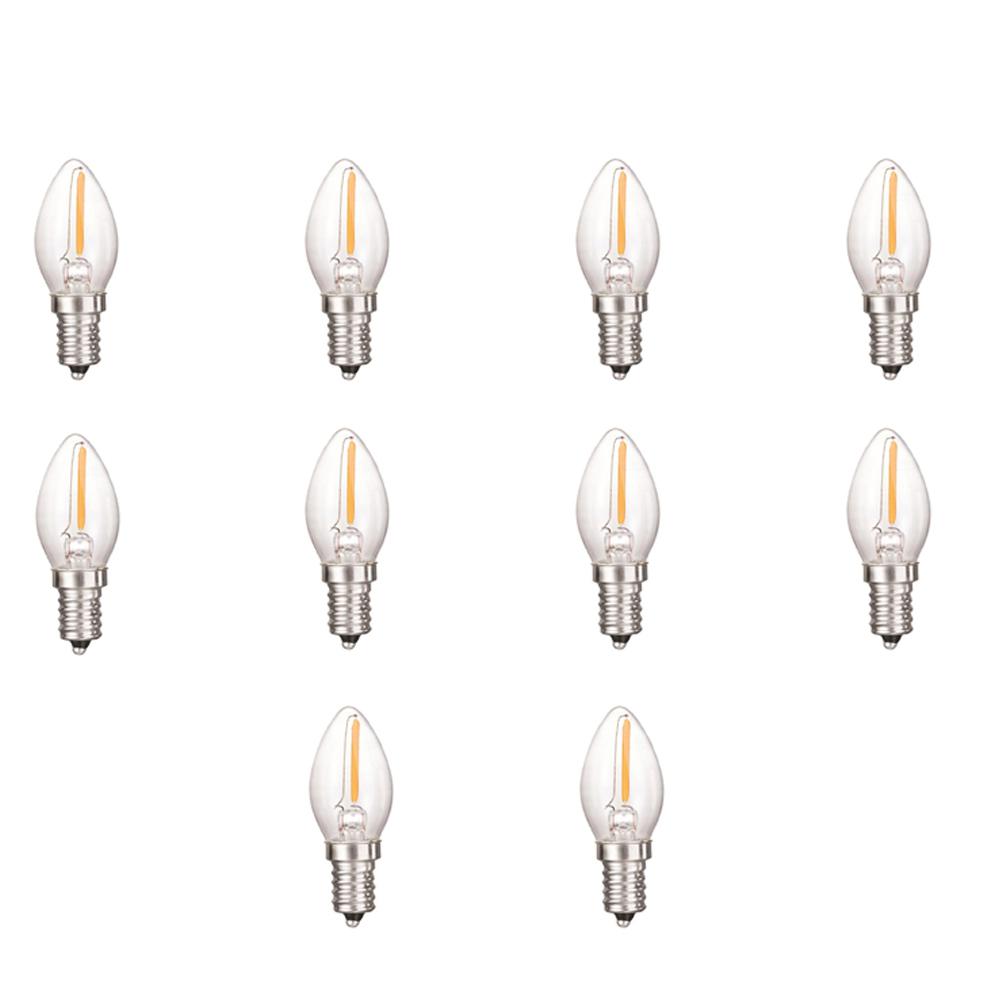 C7 Led Bulb >> Triglow 0 5 Watt Equivalent C7 Dimmable Clear Filament Glass Led C7 Led Bulb >> Triglow 0 5 Watt Equivalent C7 Dimmable Clear Filament Glass Led