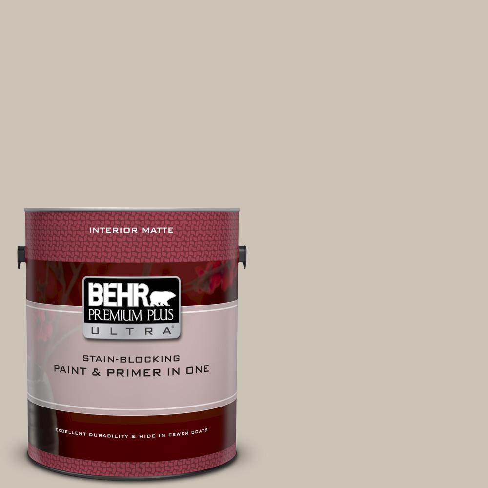 BEHR Premium Plus Ultra 1 gal. UL1709 Sculptor Clay Matte Interior