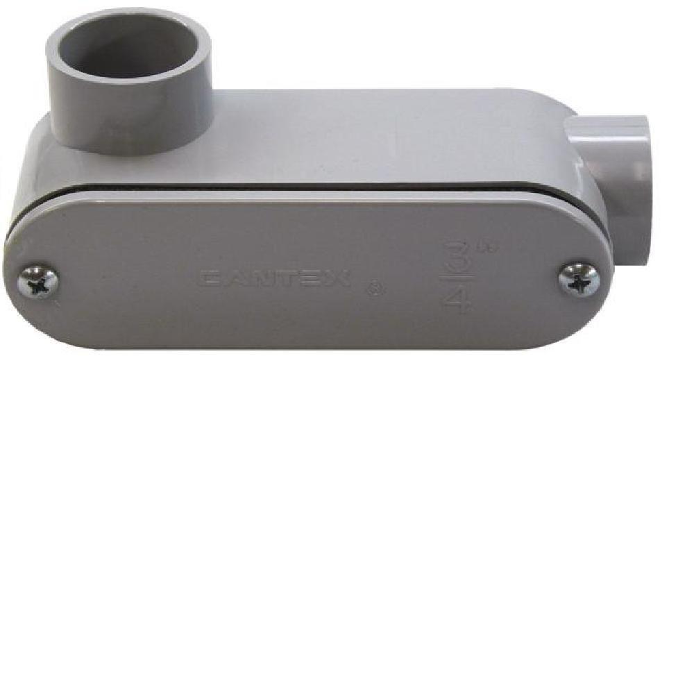 Cantex 1 in. LR Conduit BodyR5133652 The Home Depot