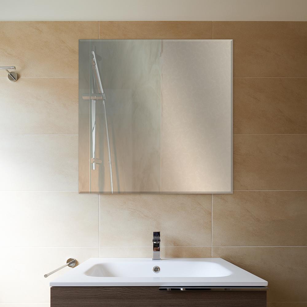 Glacier Bay 36 In W X L Beveled Edge Bath Wall Mirror