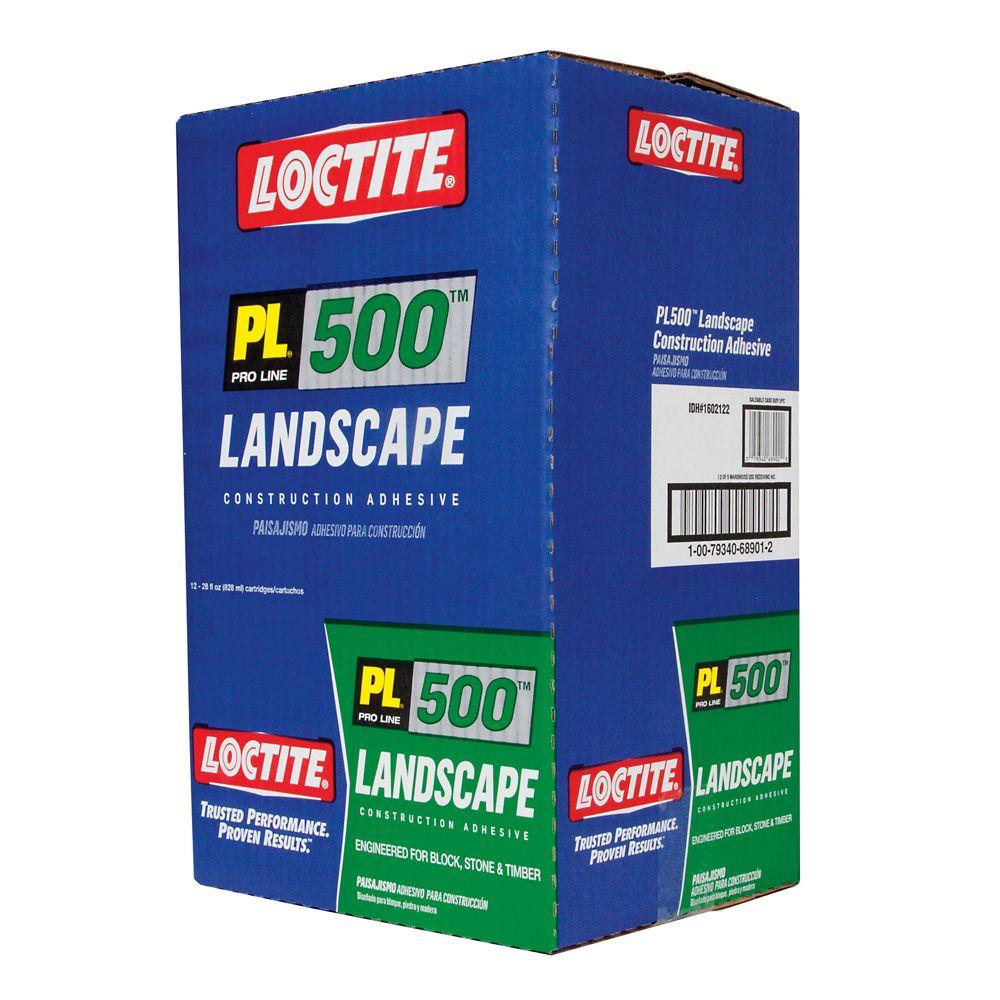Loce 10 Fl Oz Pl 500 Voc Landscape Block Adhesive 1683231 The Voc Landscape Block Adhesive 12 Pack