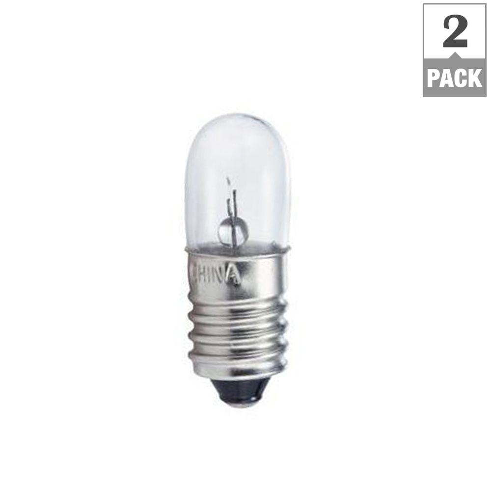 Philips 1.5Watt T3 Incandescent Flashlight Light Bulb (2Pack)416669