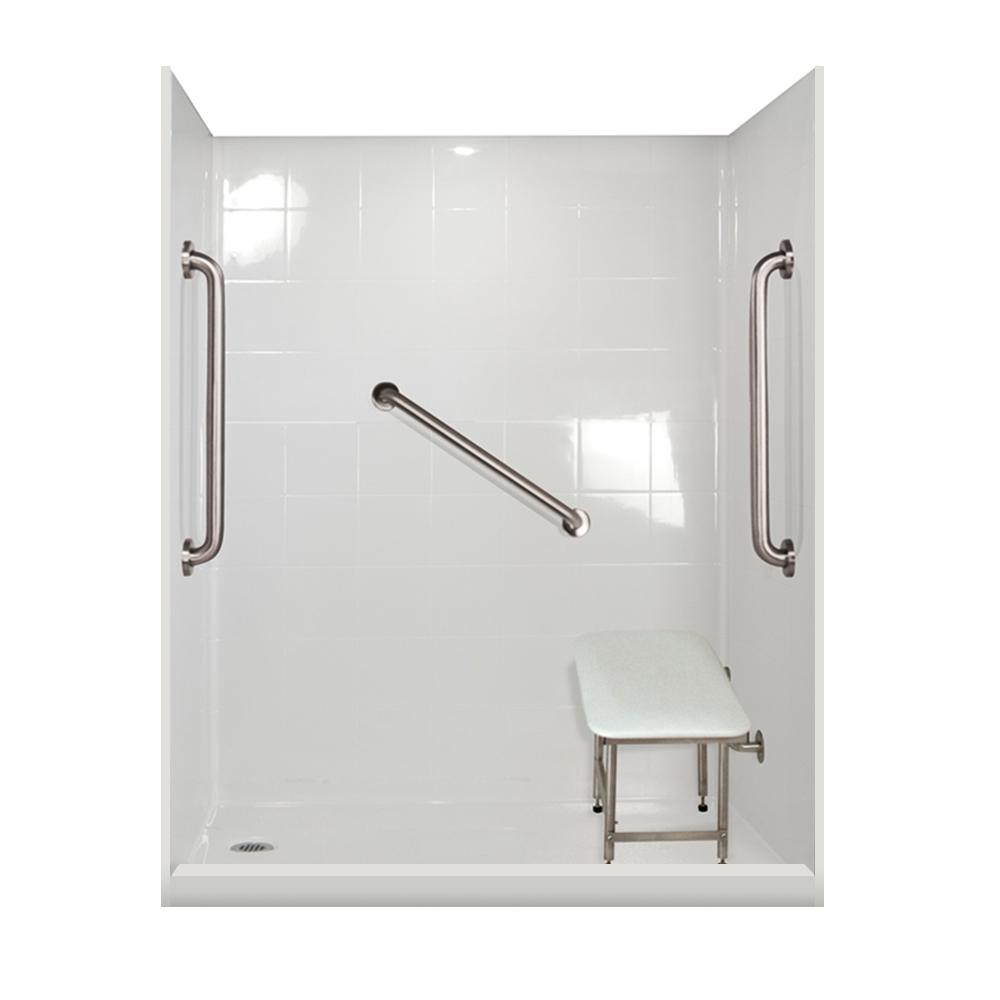 Fiberglass Shower Stalls & Kits Showers The Home Depot