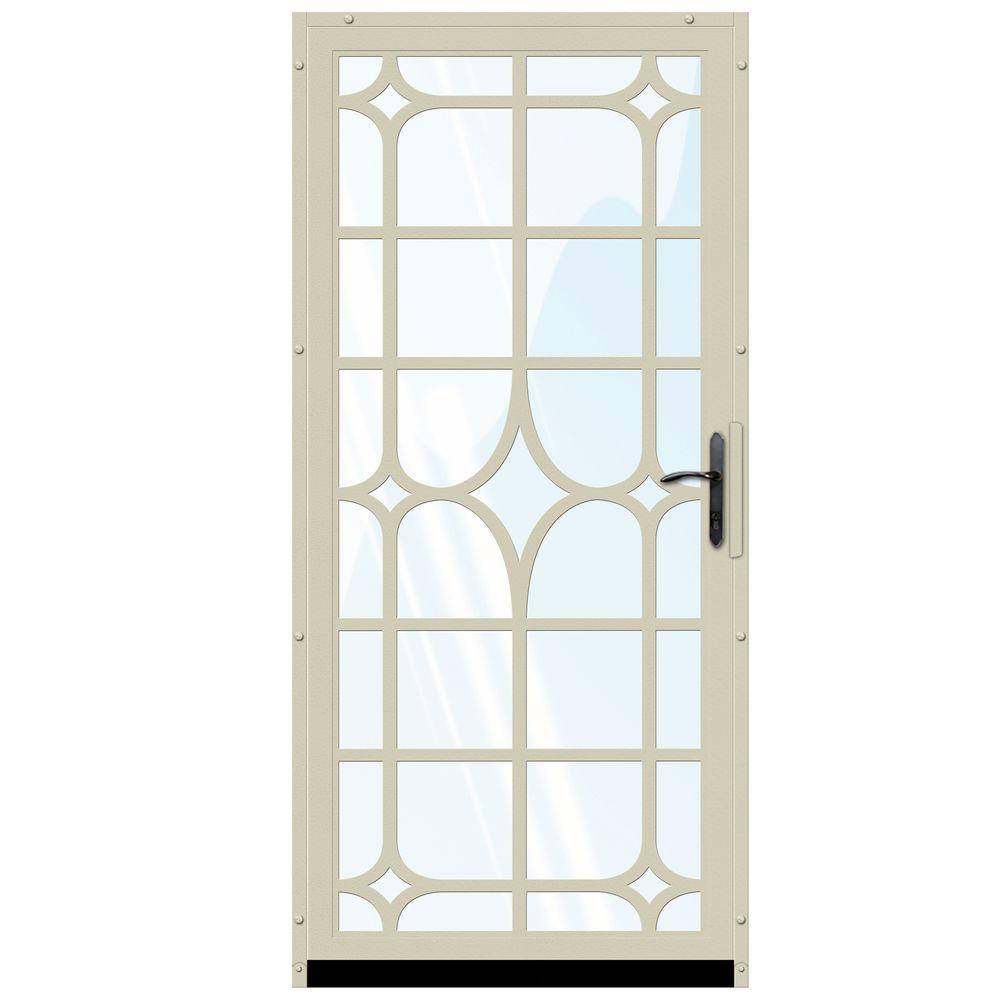Unique Home Designs 36 In X 80 Lexington Almond Surface Mount Lexington Almond Surface Mount Steel Security