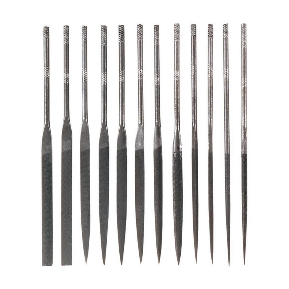 6 Sets Nicholson 0 Cut 12 Piece Set. Swiss Pattern Needle Type File Set