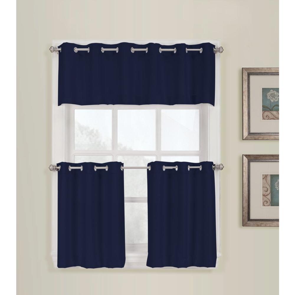 56 x 14 Valance 918 Montego Kitchen Curtains White No