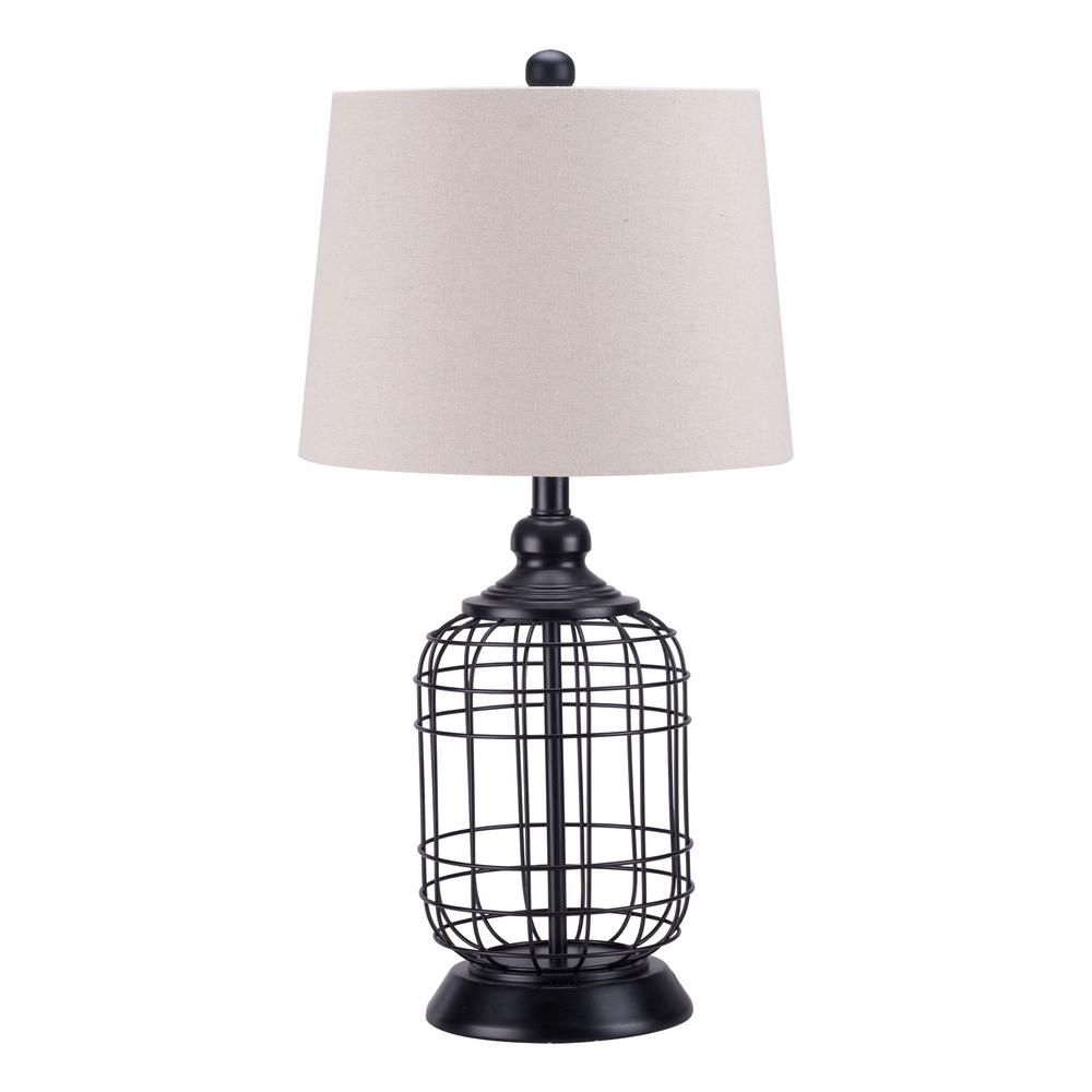 cage table lamp shade