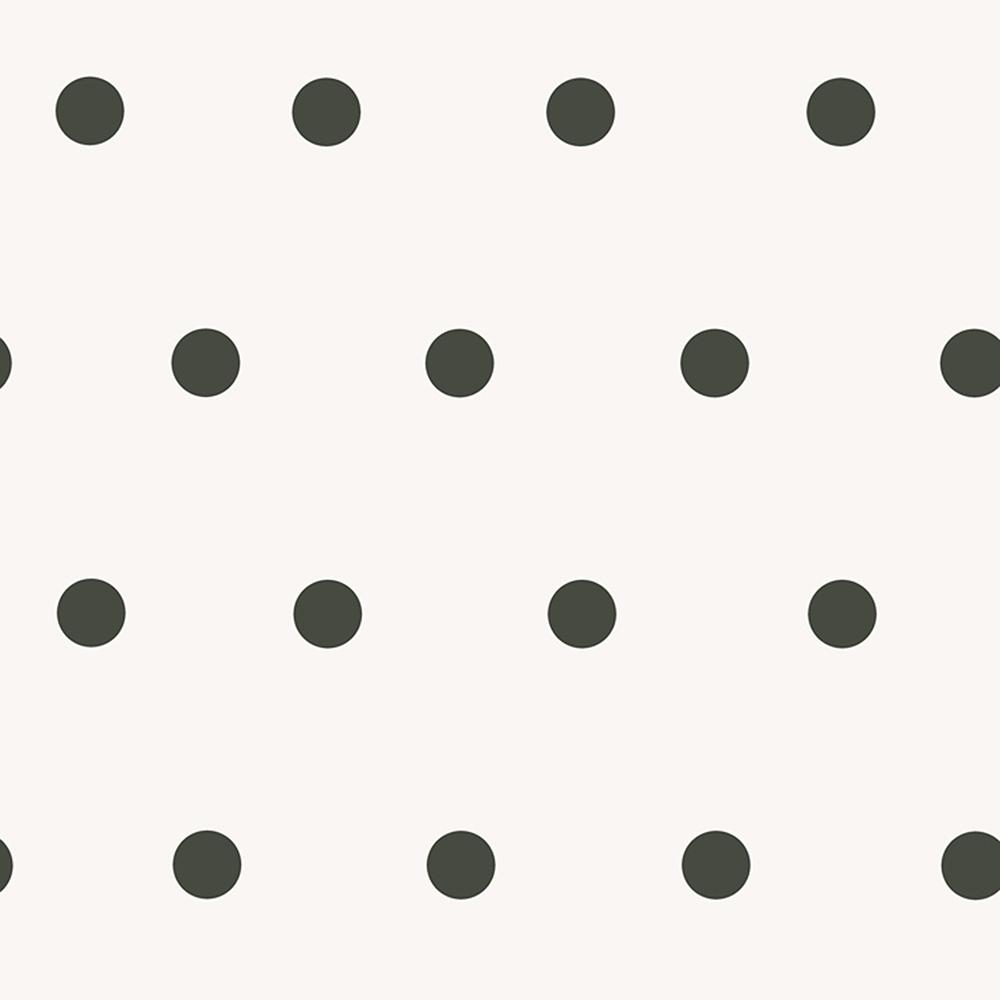 black polka dot wallpaper