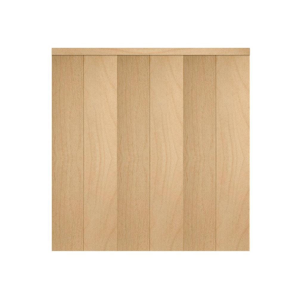 Impact Plus 102 in. x 96 in. Smooth Flush Stain Grade Maple Solid Core
