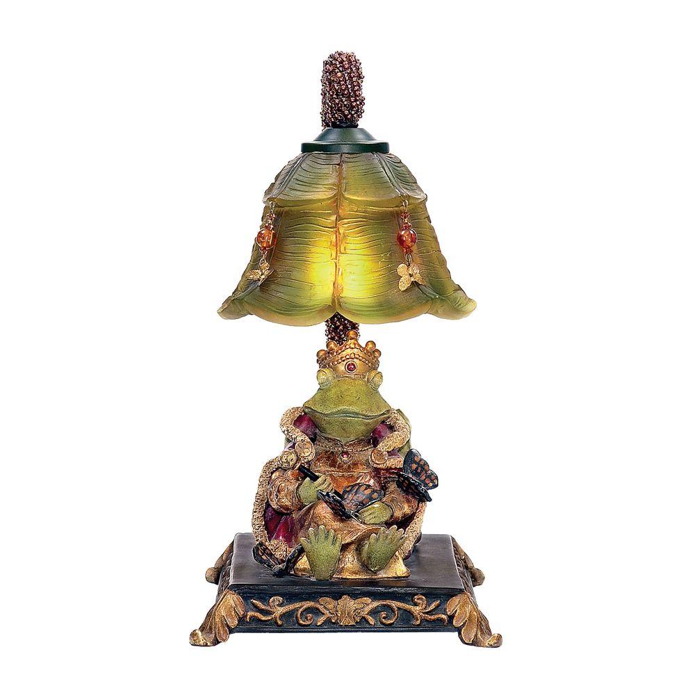 Titan Lighting Resting Queen Frog 13 In Filey Green Mini Accent Titan Lighting Resting Queen Frog 13 In Filey Green Mini Accent Table Lamp