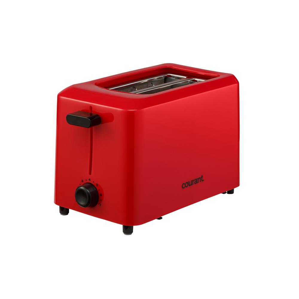 Courant 2Slice Red ToasterCTP2701R The Home Depot