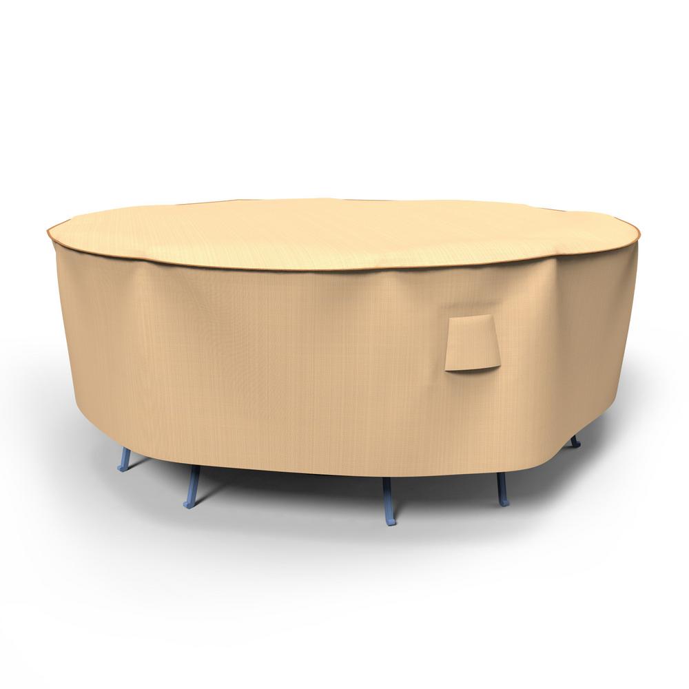 Budge Rust Oleum Neverwet Medium Tan Outdoor Round Patio Table And Rust Oleum Neverwet Medium Tan Outdoor Round Patio Table And Chairs Combo Cover