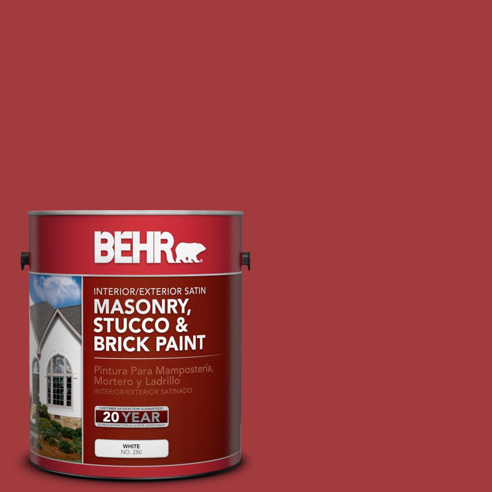 Brick Red Masonry Stucco Paint Exterior The Pfc 02 Brick Red Satin Interior Exterior Masonry Stucco