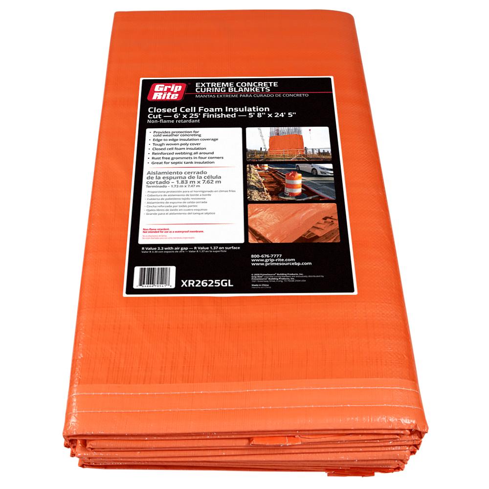 58 Ft X 245 Ft Wet Concrete Curing Blanket XR2625GL The Home