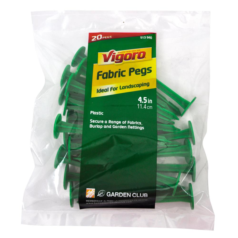 Vigoro Weed Barrier Landscape Fabric Pegs (20Pack)8070RV The Home Depot