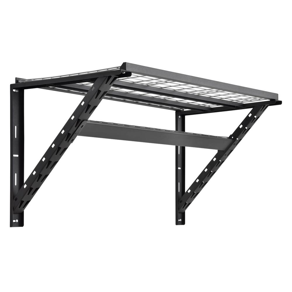 Garage Wall Shelving The Home Depot - Wall Mounted Garage Shelving Plans Garage Wall Shelving The Home Depot - Wall Mounted Garage Shelving Plans