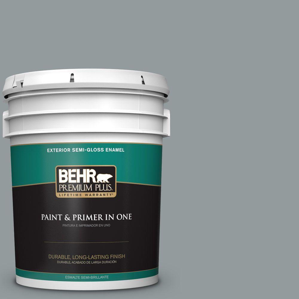 BEHR MARQUEE 1gal. 720F4 Stone Fence Flat Exterior Paint445401 The Home Depot