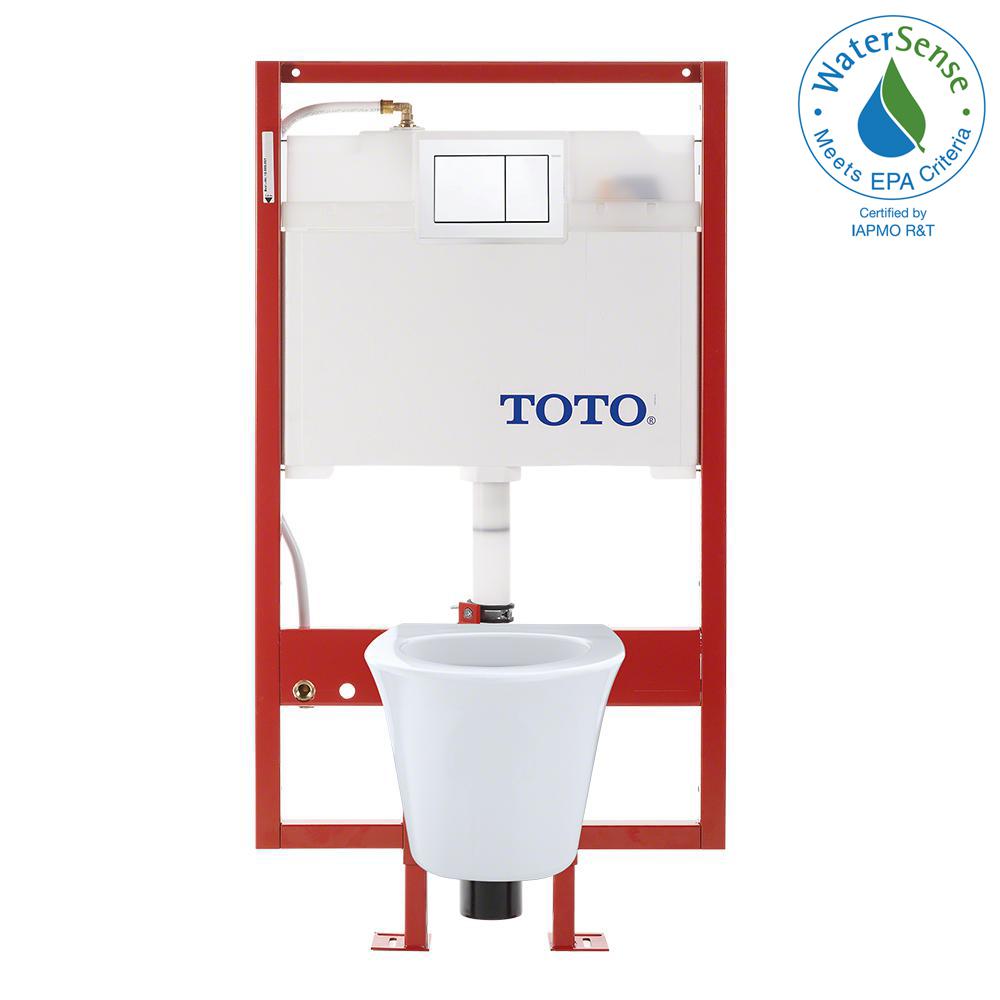 Toto Wall Hung Residential Toilets Toilet Seats Maris Duofit 2 Piece 1 6 0 9 Gpf Dual Flush Elongated Wall Mounted Toilet In