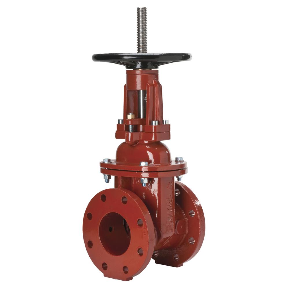 Zurn 6 in. Gate Valve, OS&Y-6-48OSYGXF - The Home Depot