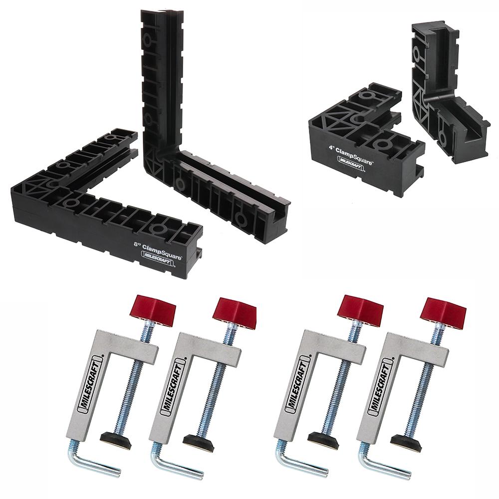 clamps clamp corner angle milescraft positioning squares bundle fence assembly piece