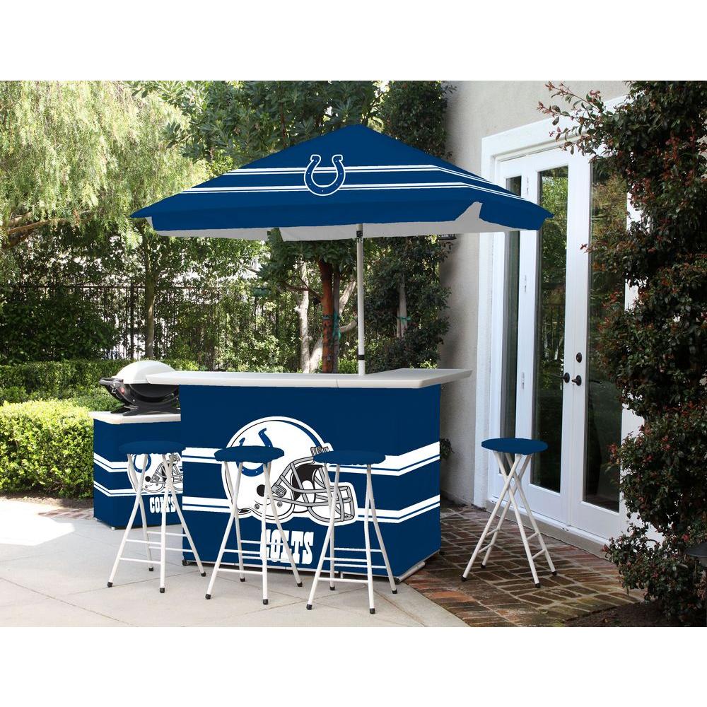 Best Of Times Indianapolis Colts 6 Piece All Weather Patio Bar Set Best Of Times Indianapolis Colts 6 Piece All Weather Patio Bar Set With