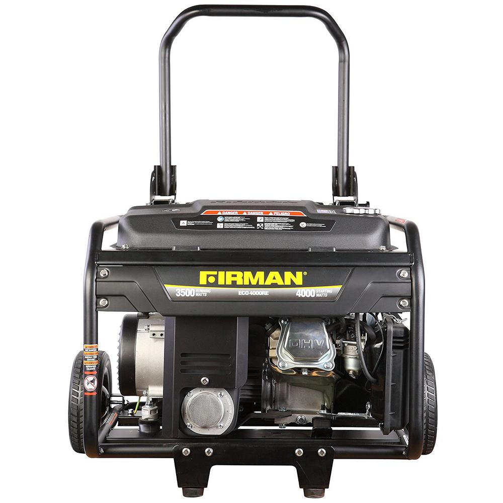 Firman 3500/4000Watt Gas Powered Remote Start Portable Generator with