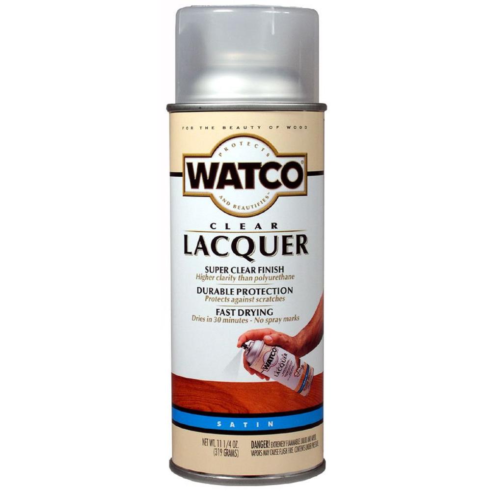 Watco 11.25 oz. Clear Gloss Lacquer Wood Finish Spray (6Pack)63081