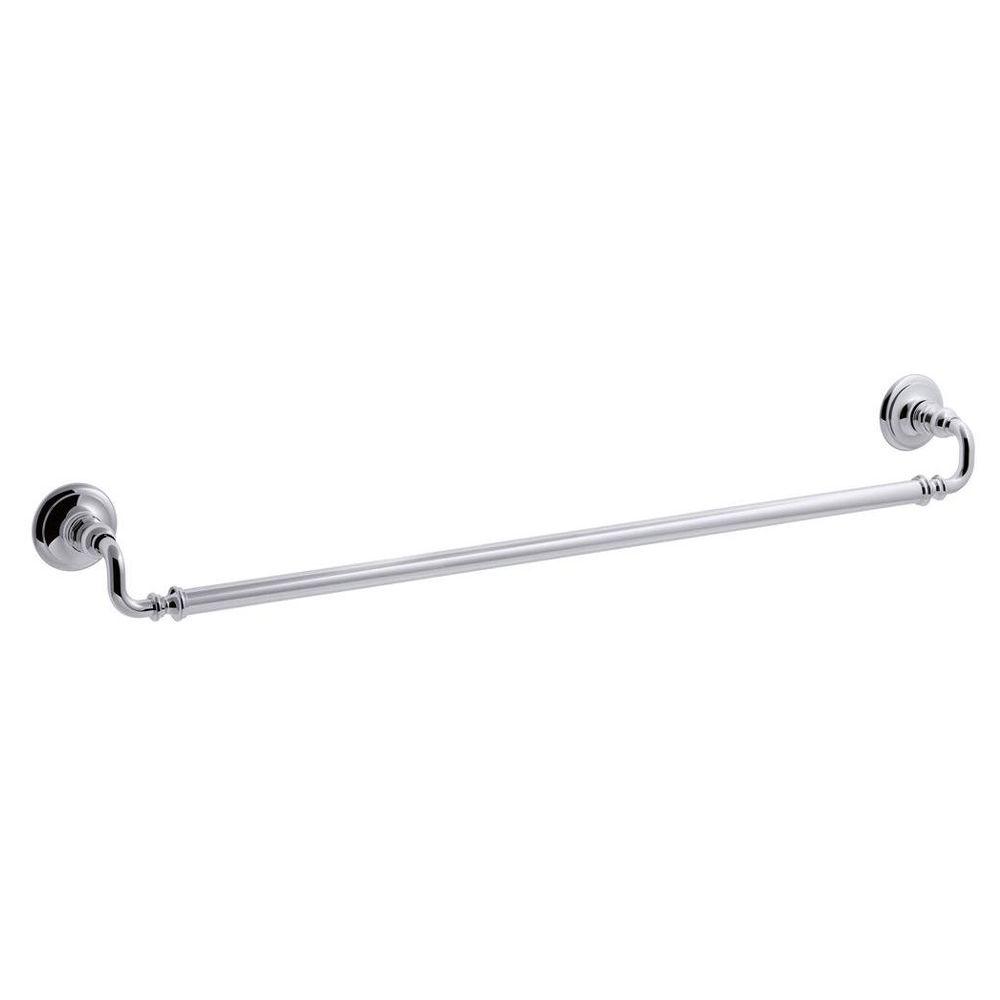 Kohler Forte Sculpted 30 In Towel Bar Polished Chrome K 11372 Artifacts 30 In Towel Bar Polished Chrome