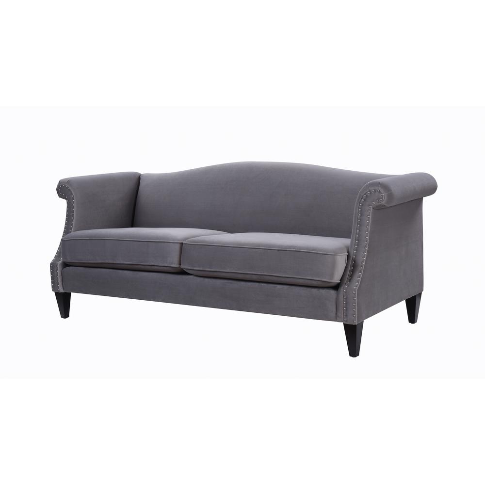Jennifer Taylor Elaine Opal Grey Camel Back Sofa 63470 3 865 The