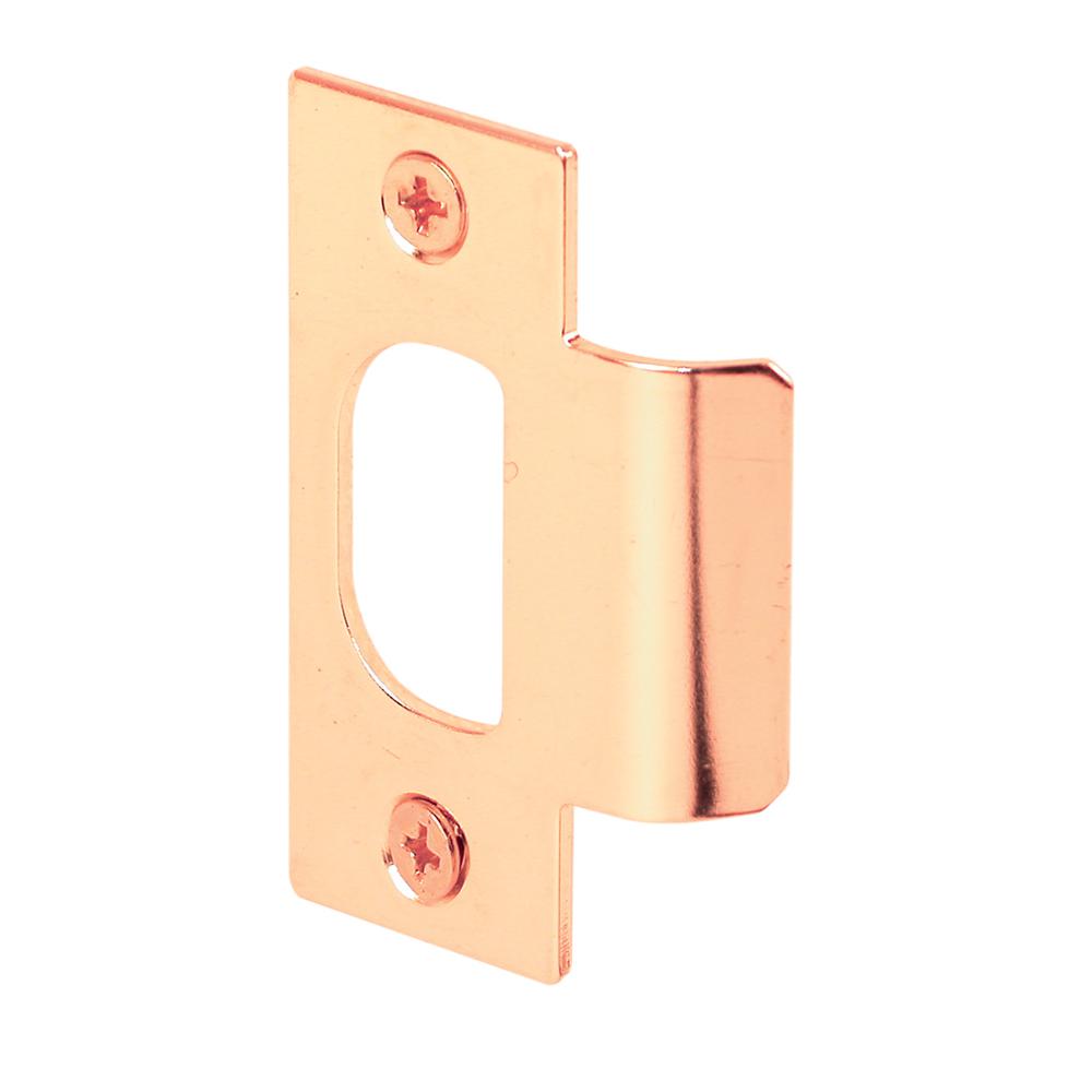 Prime Line Schlage Brass Plated Steel T Strike E 2467 The Home Depot
