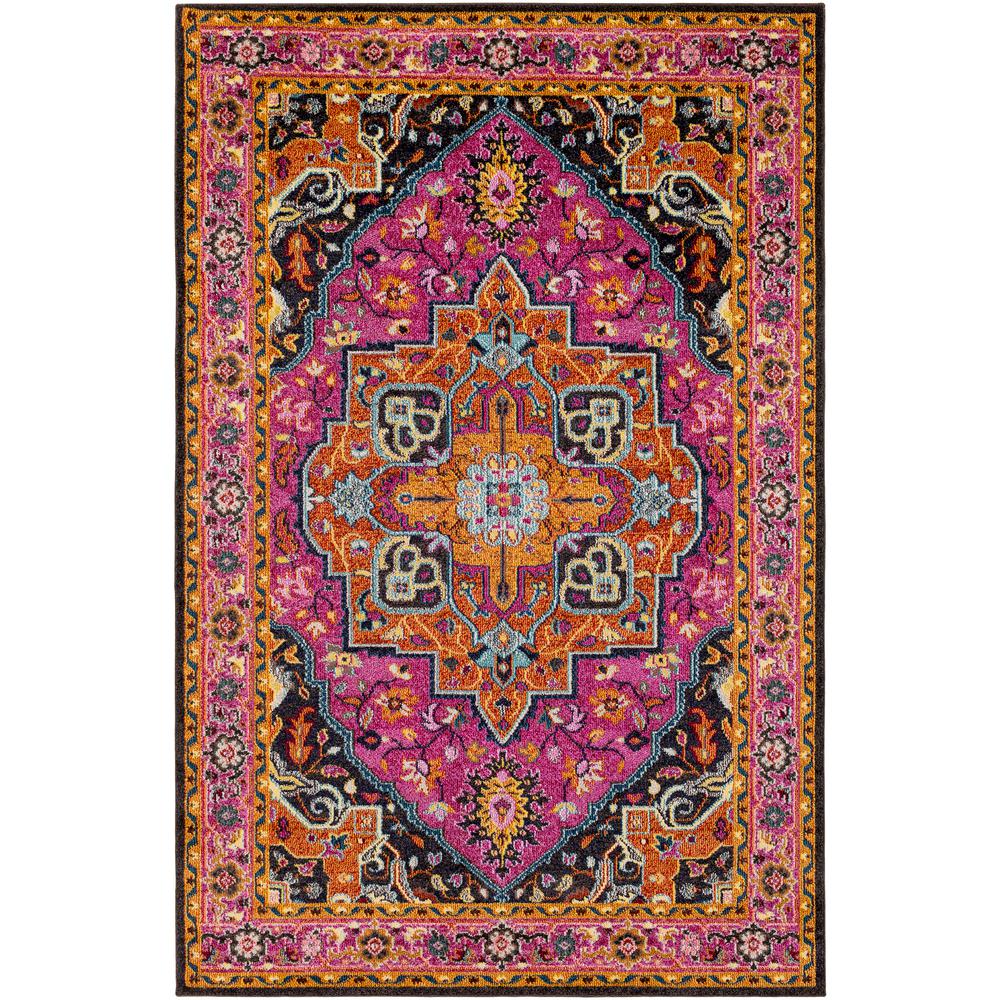 Surya Anika Bright Pink 7 ft. 10 in. x 10 ft. 3 in. Indoor Area Rug ...