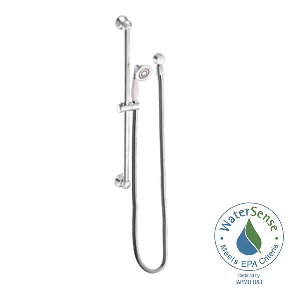 Moen Weymouth Eco Performance 1 Spray 3 In Handshower With Slide Moen Weymouth Eco Performance 1 Spray 3 In Handshower With Slide Bar