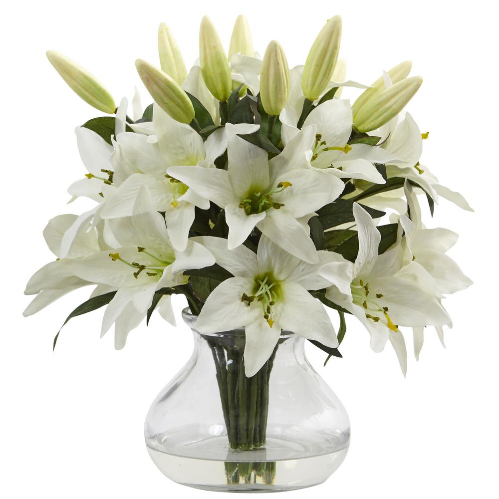 artificial lily flower arrangements