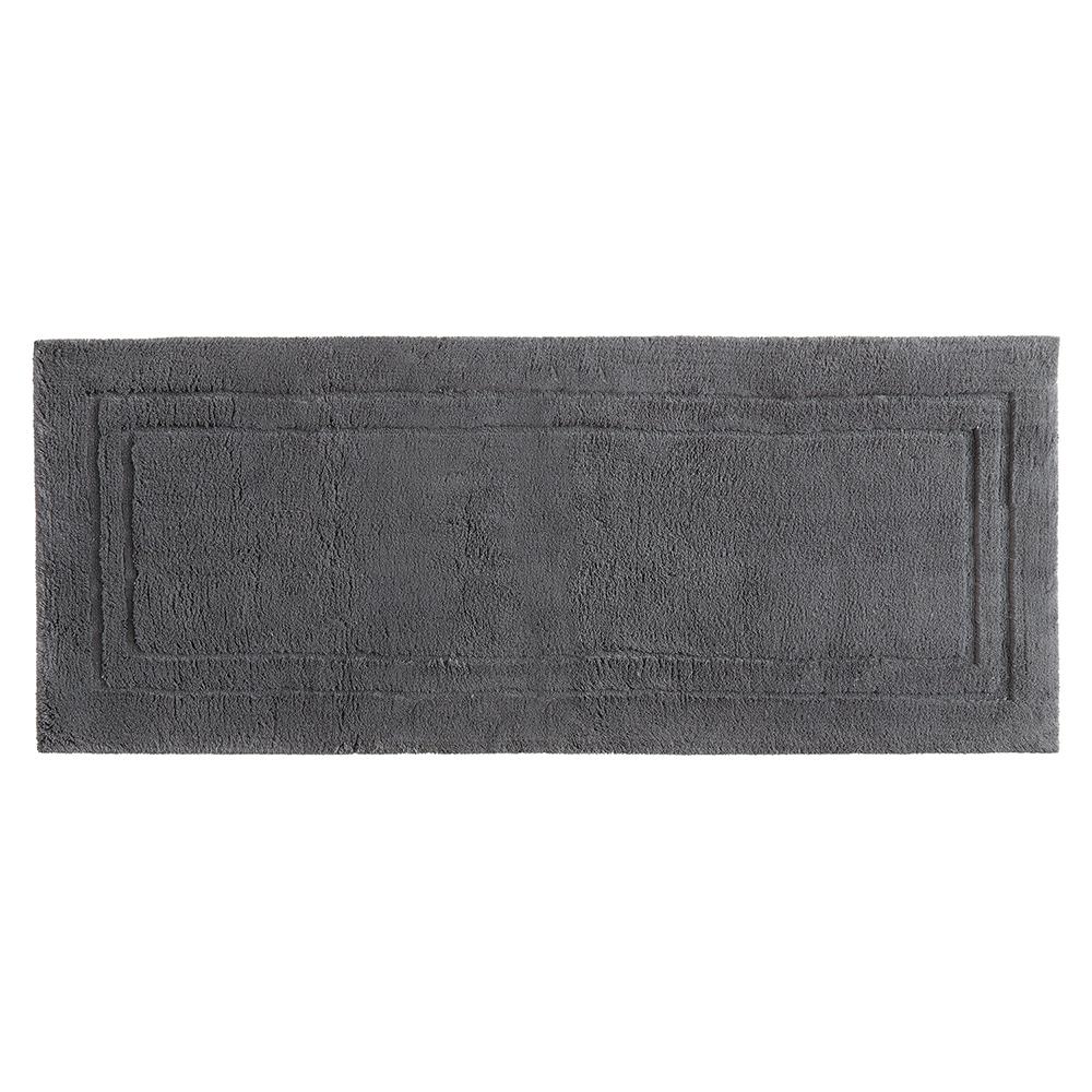 Mohawk Imperial 24 in. x 60 in. Cotton Runner Bath Rug in Pewter079001