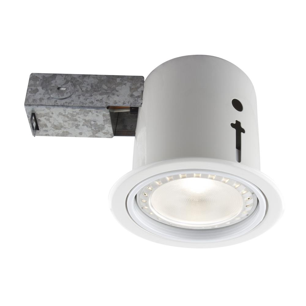 BAZZ 4.5 inch Interior/Exterior White Baffle Recessed Lighting Fixture Designed... by BAZZ
