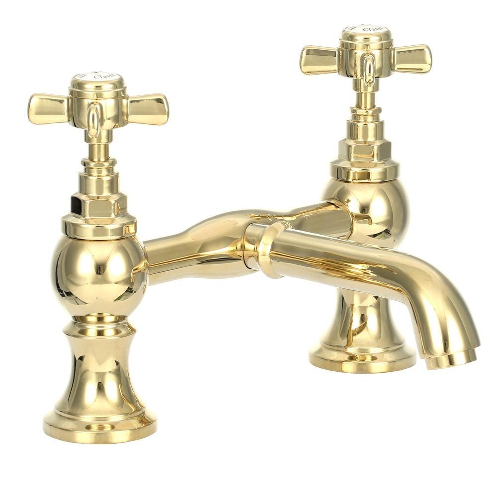 2 handle clawfoot tub faucet