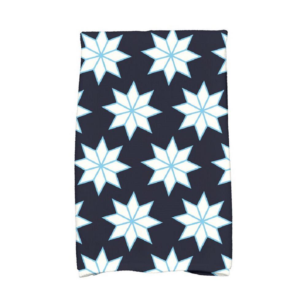 16 In X 25 Navy Blue Christmas Stars 1 Holiday Geometric Print Navy Blue Christmas Stars 1 Holiday Geometric