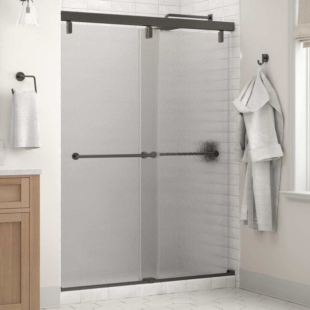 Delta Silverton 60 X 71 1 2 In Frameless Mod Soft Close Sliding